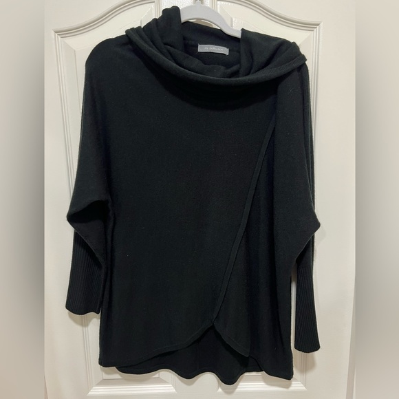 Cashmere wool blend cowl neck sweater - Picture 2 of 7